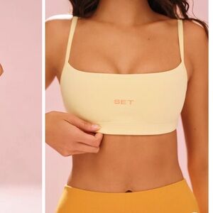 ISO orange soda yellow set (bra and shorts)